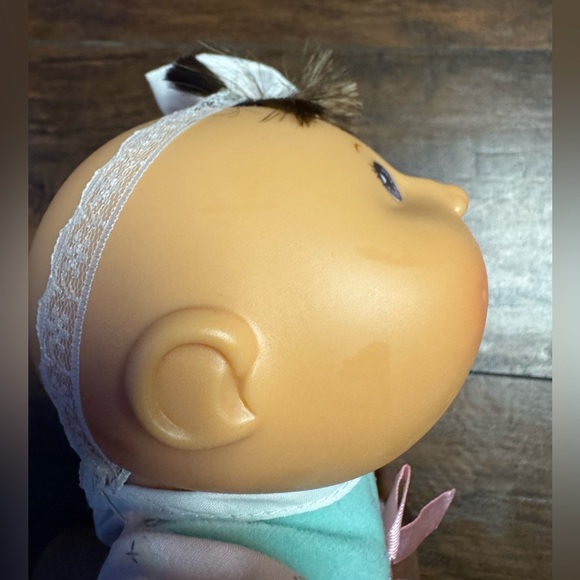 Cabbage Patch Babies 2004 Play Along Blue Eye Brown Hair Newborn Rare - Picture 8 of 12